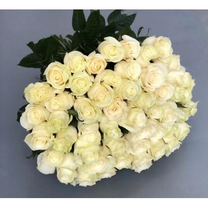 Букет цветов "Розы белые"