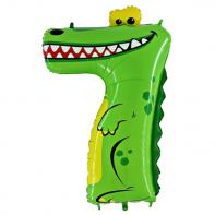 Цифра 7 Крокодил