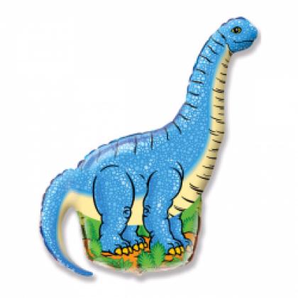 Шар с гелием фигура Динозавр Диплодок